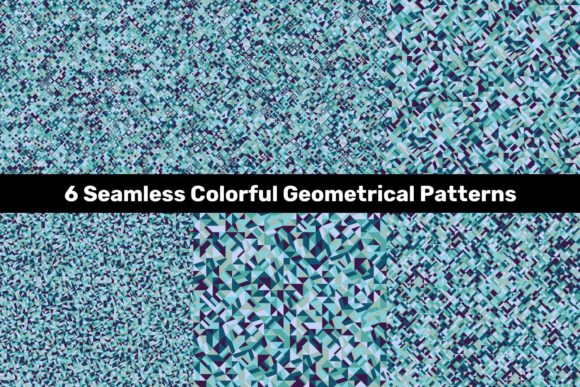 6 Seamless Geometrical Patterns: A Versatile Design Resource for Modern Creators