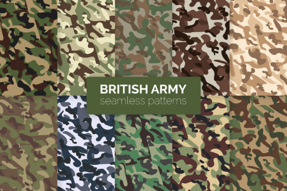British Army Camouflage Patterns for Designers