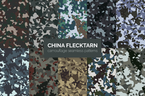 China Flecktarn Camouflage Patterns: A Practical Resource for Design and Production