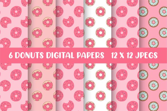 Donuts Seamless Repeat Patterns: A Versatile Digital Resource for Creative Projects