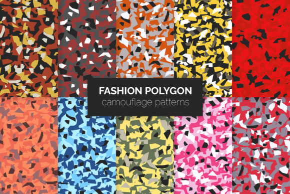 Fashion Polygon Camouflage Patterns: A Creative Resource for Designers and Artists