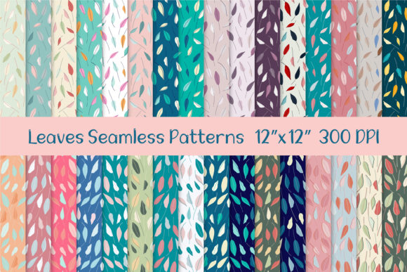 Leaves Seamless Repeat Patterns: A Versatile Design Resource for Creative Projects