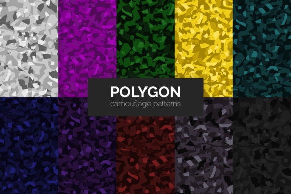 Polygon Camouflage Patterns for Creative and Practical Use