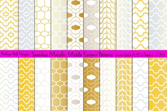 Seamless Middle Eastern Patterns for Modern Design Projects