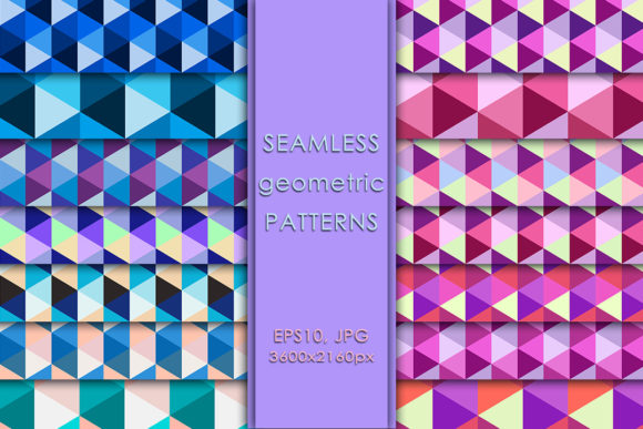 Set of Geometric Patterns: A Versatile Design Resource for Creatives