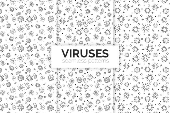 Viruses Seamless Patterns: A Unique Resource for Designers and Artists